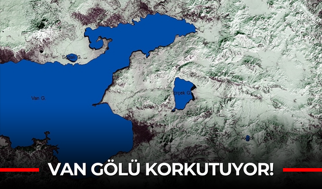 Van Gölü'deki kuraklık sorunu devam ediyor