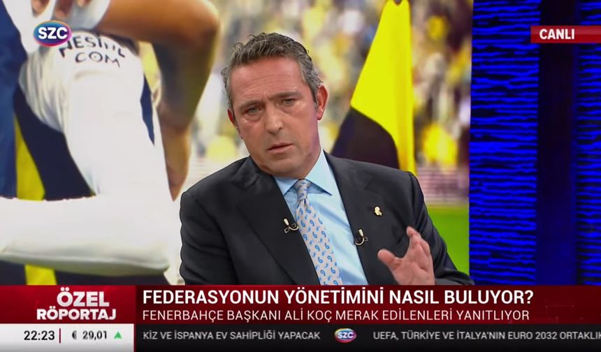 Ali Koç'tan açıklama! Tadic, Fred ve Szymanski...