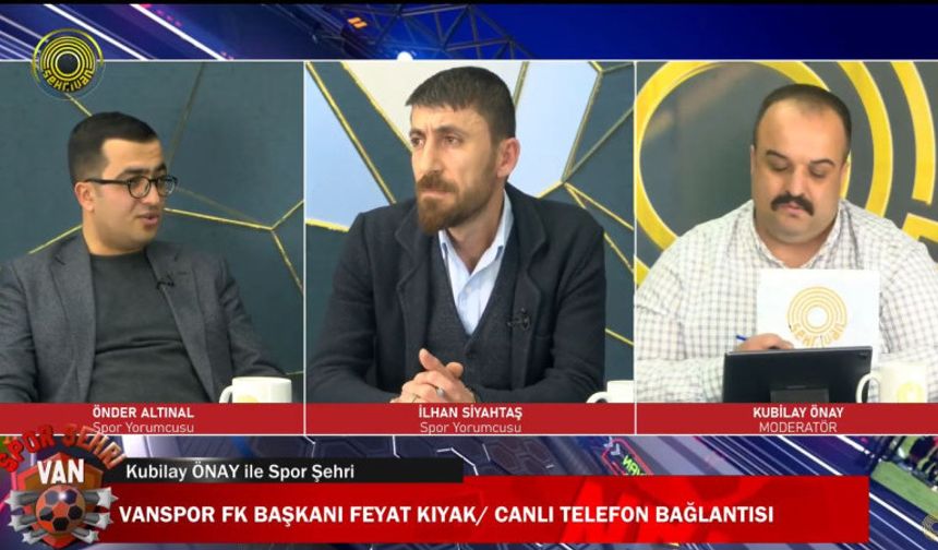 Vanspor Başkanı hakaret etti, tehditler savurdu